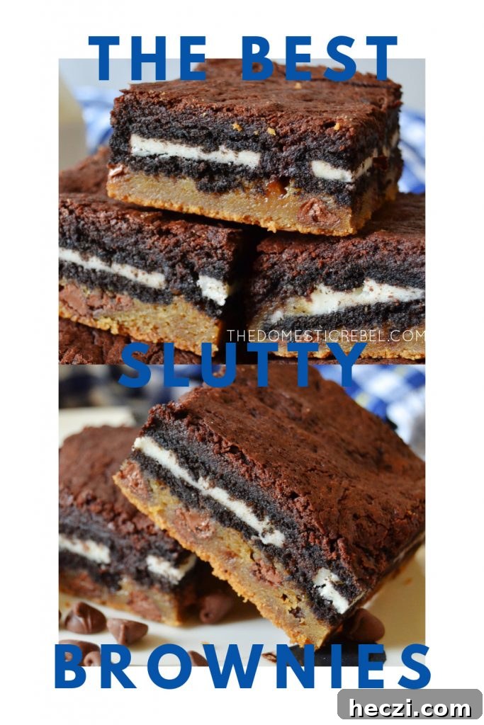 Decadent Homemade Slutty Brownies Recipe 9 the best slutty brownies photo collage