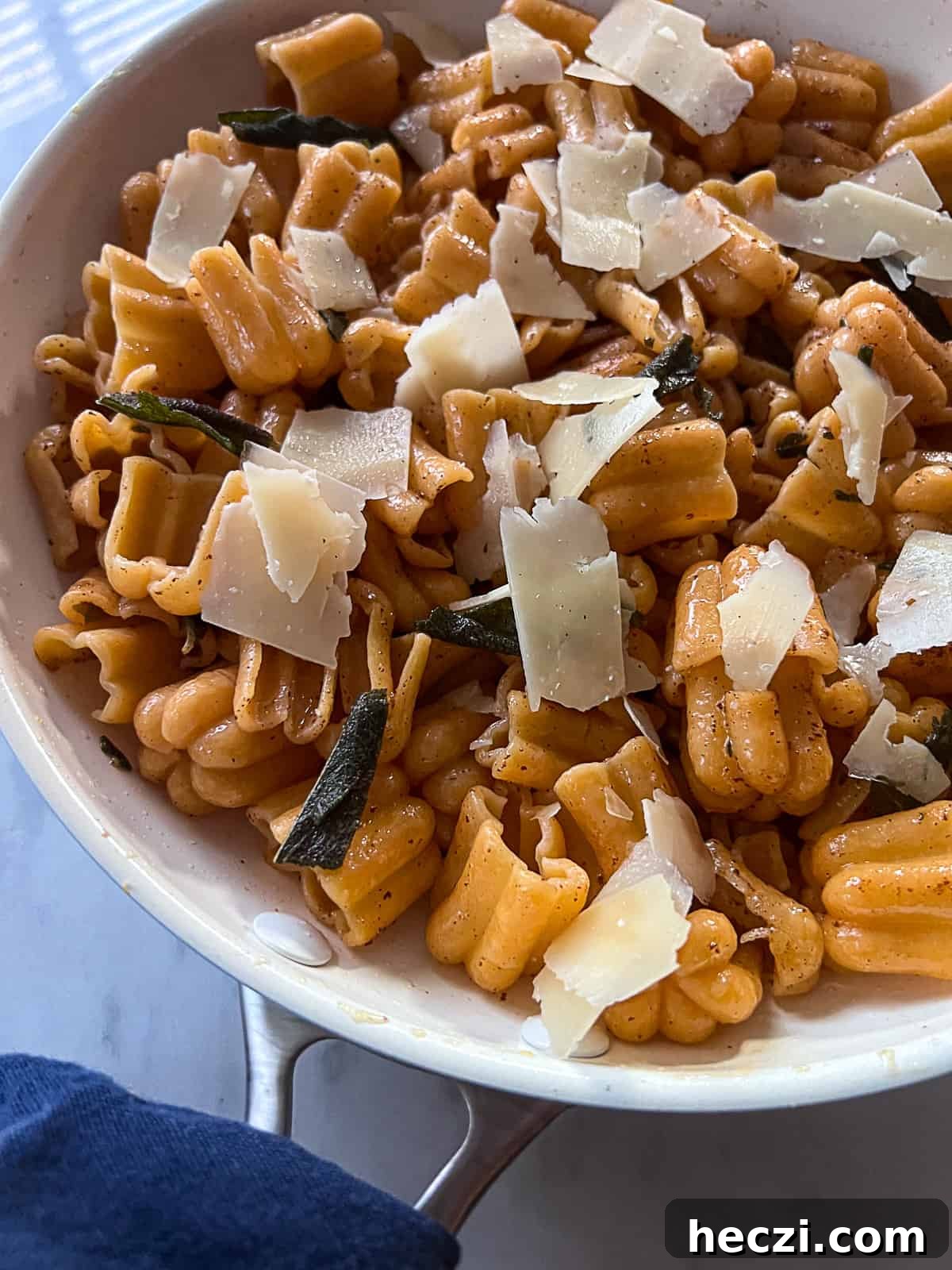 Butternut Squash Pasta with Brown Butter Sage Sauce 8 Family Style Butternut Squash Pasta with Brown Butter Sage Sauce