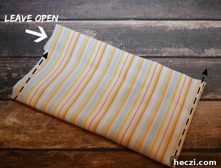 DIY Snappy Wipes Pouch Tutorial: Sew a Portable Wipes Holder 11 Sew up the pouch