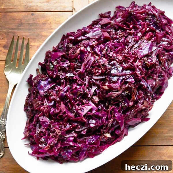 Spicy Braised Radicchio and Red Cabbage with Citrus