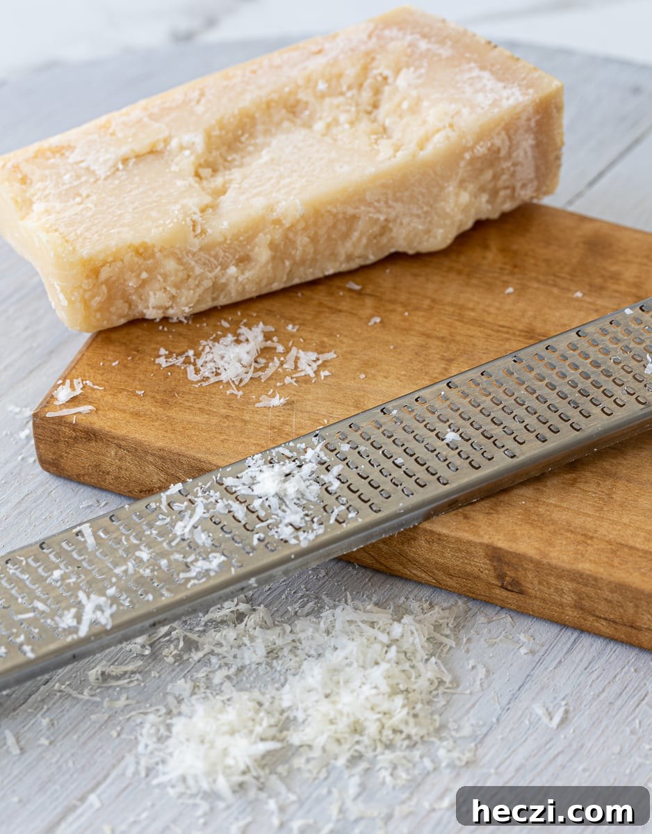 Homemade Italian Dressing Recipe: Classic Flavor in Minutes 4 Grated Parmesan cheese with microplane zester.