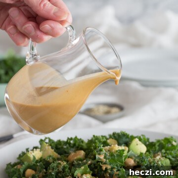 creamy tahini salad dressing