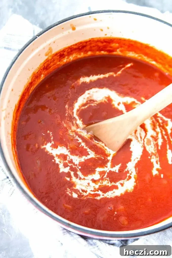 Rustic Sausage Rigatoni with Creamy Tomato Sauce 3 unstirred tomato cream sauce