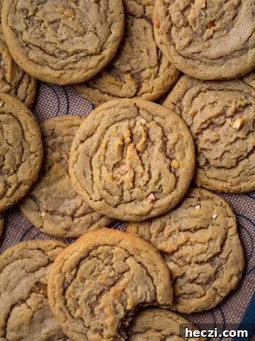 homemade subway peanut butter cookies laying flat on top of each other