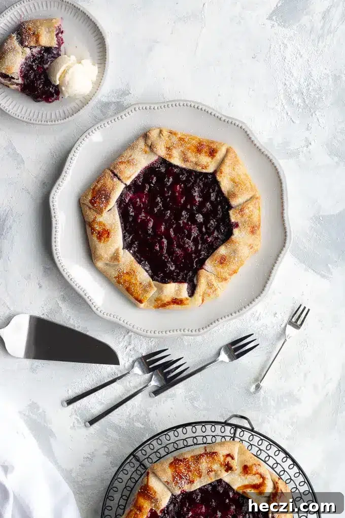 blueberry galette 