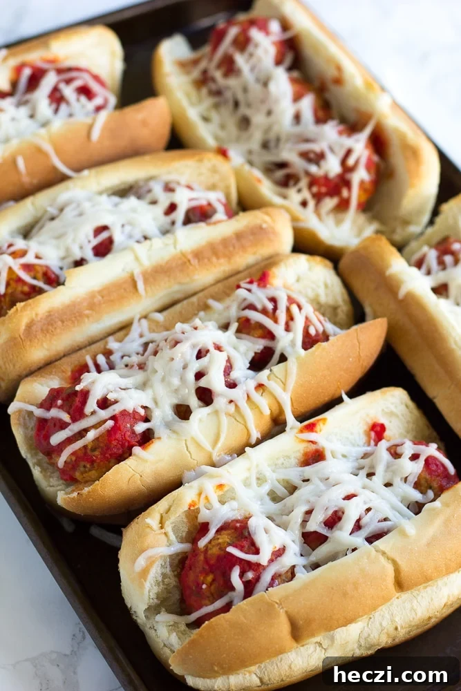 Oven-Baked Vegan Meatball Subs Recipe for Perfect Sandwiches 5 Vegan meatball subs after baking on pan