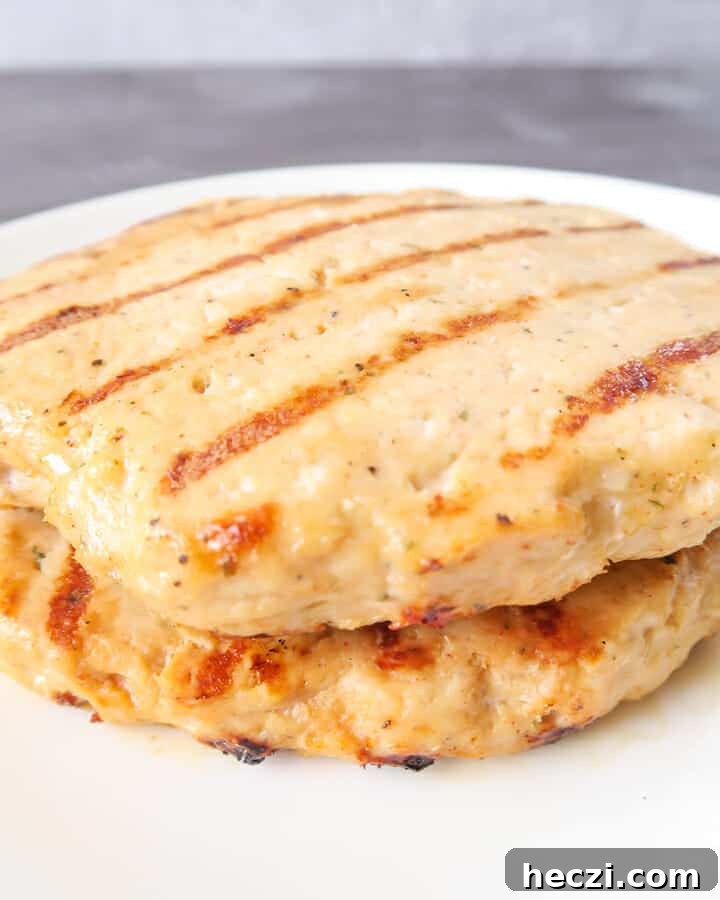 Gluten-Free Dairy-Free Chicken Patties Recipe for Weeknights 8 grilled ground chicken patties