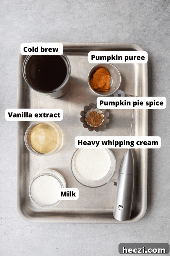 Starbucks Pumpkin Cream Cold Brew Review: Flavor, Price & Tips 3 Ingredients for pumpkin cream cold foam cold brew