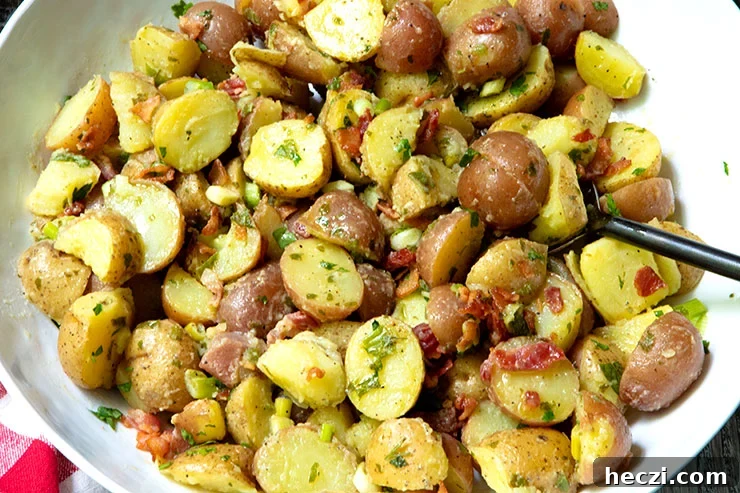 Creamy Baby Potato Salad Recipe for Spring Picnics 4 img 33202 3