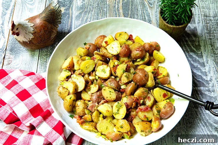 Creamy Baby Potato Salad Recipe for Spring Picnics 5 img 33202 4