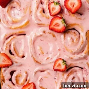 Strawberry Cinnamon Rolls with Cream Cheese Glaze 27 img 3397 26