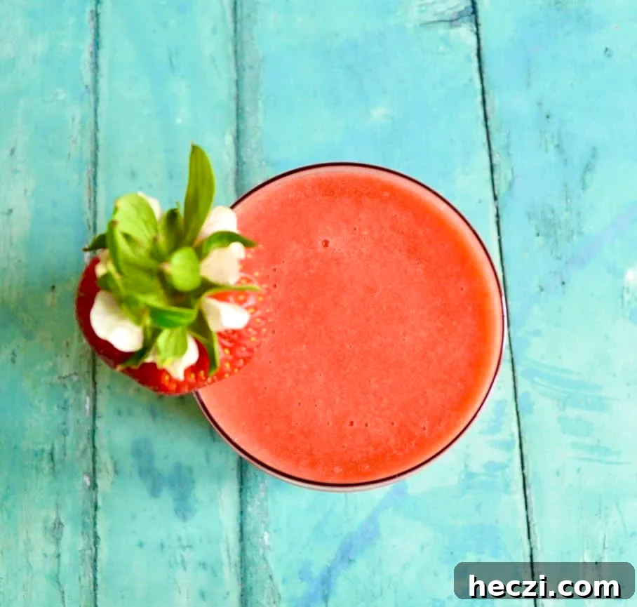 15 Refreshing Gluten and Dairy-Free Summer Drinks 6 Strawberry and Watermelon Smoothie