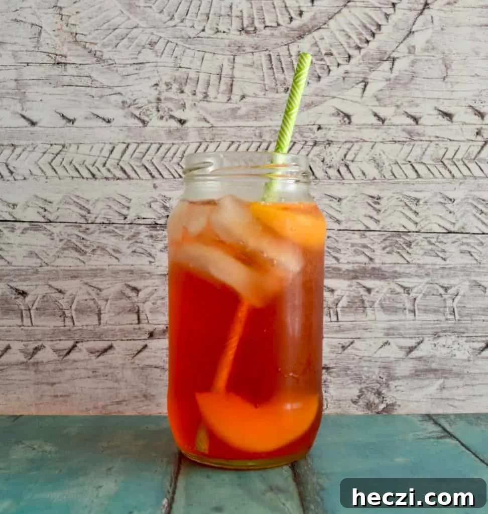 15 Refreshing Gluten and Dairy-Free Summer Drinks 9 Apple & Peach Rooibos Punch