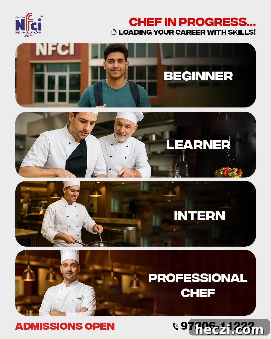 Master Culinary Skills and Build a Rewarding Food Career 4 NFCI Internships for students