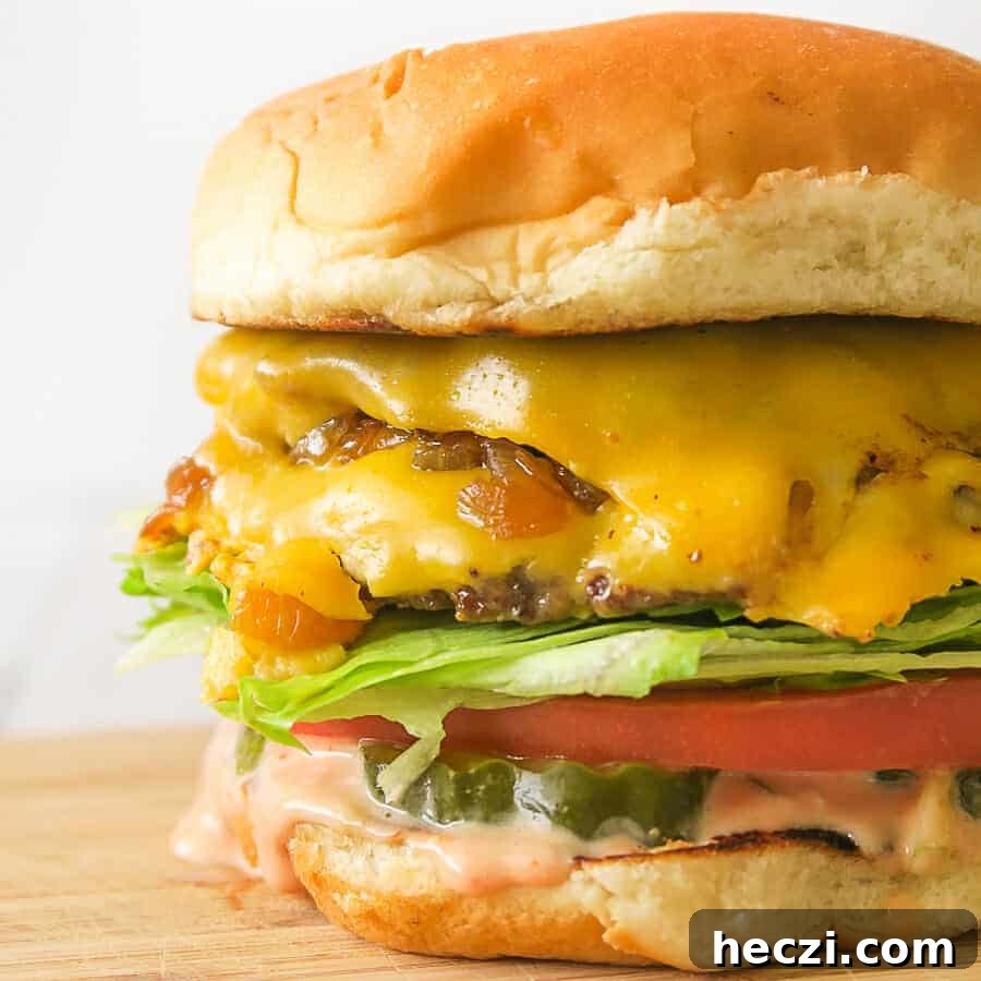 In-N-Out Copycat Double-Double Animal-Style Burger