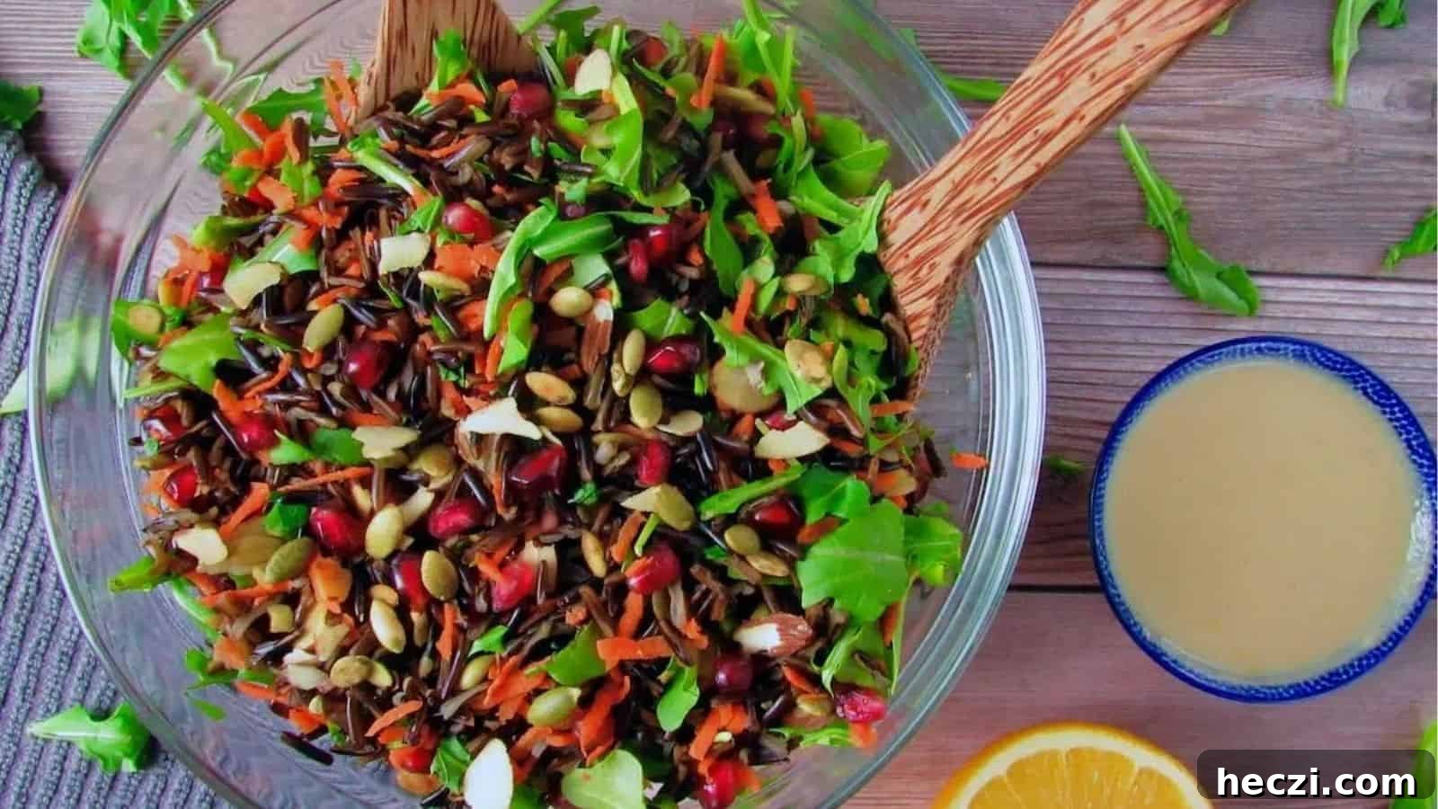 Pomegranate Wild Rice Salad
