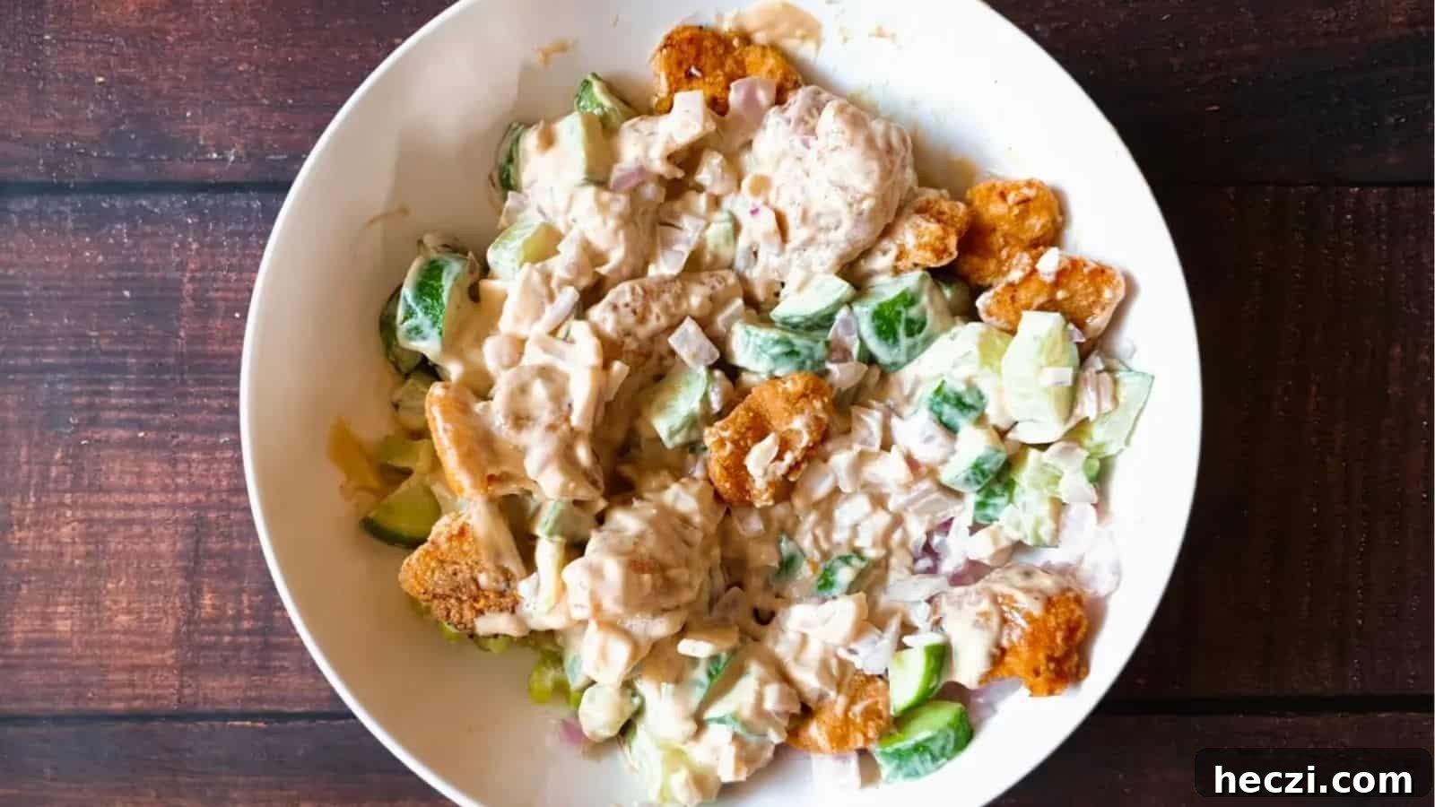 Gluten Free Fried Chicken Salad