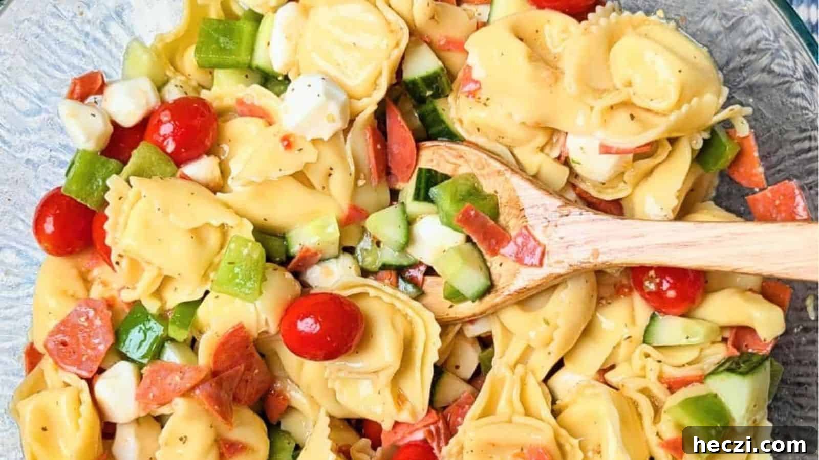 Italian Tortellini Pasta Salad