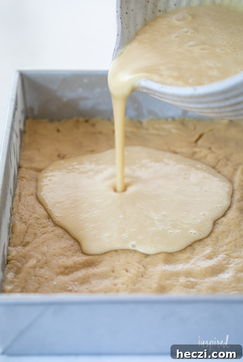 making rich maple butter bars.