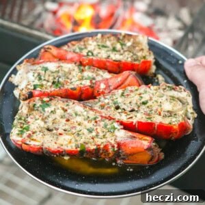 Beer-Butter Grilled Lobster Tails Recipe for Summer BBQ 10 A beautiful plate of lobster tails with beer butter is just what summer ordered.
