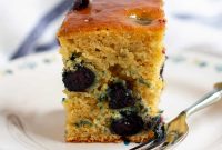Maple-Glazed Blueberry Tea Cake Recipe