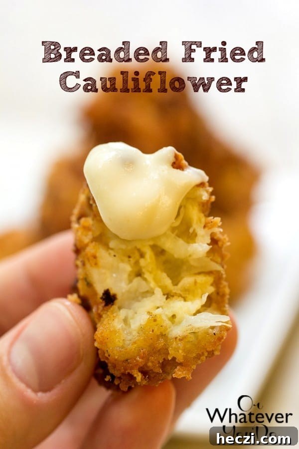 Crispy Fried Cauliflower Recipe — Golden, Crunchy Bites 2 Breaded Fried Cauliflower