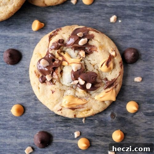 Butterscotch toffee chocolate chip cookies