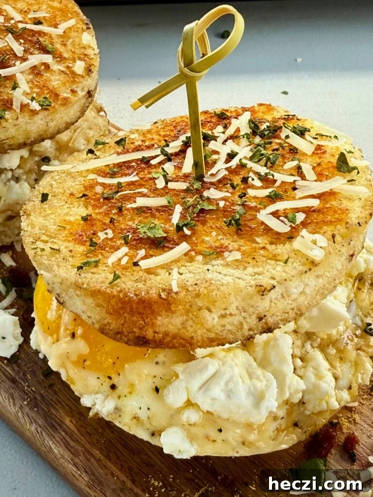 Holiday Recipes for Your Blackstone Griddle: Festive Griddle Meals 2 Blackstone Mediterranean Breakfast Sandwiches