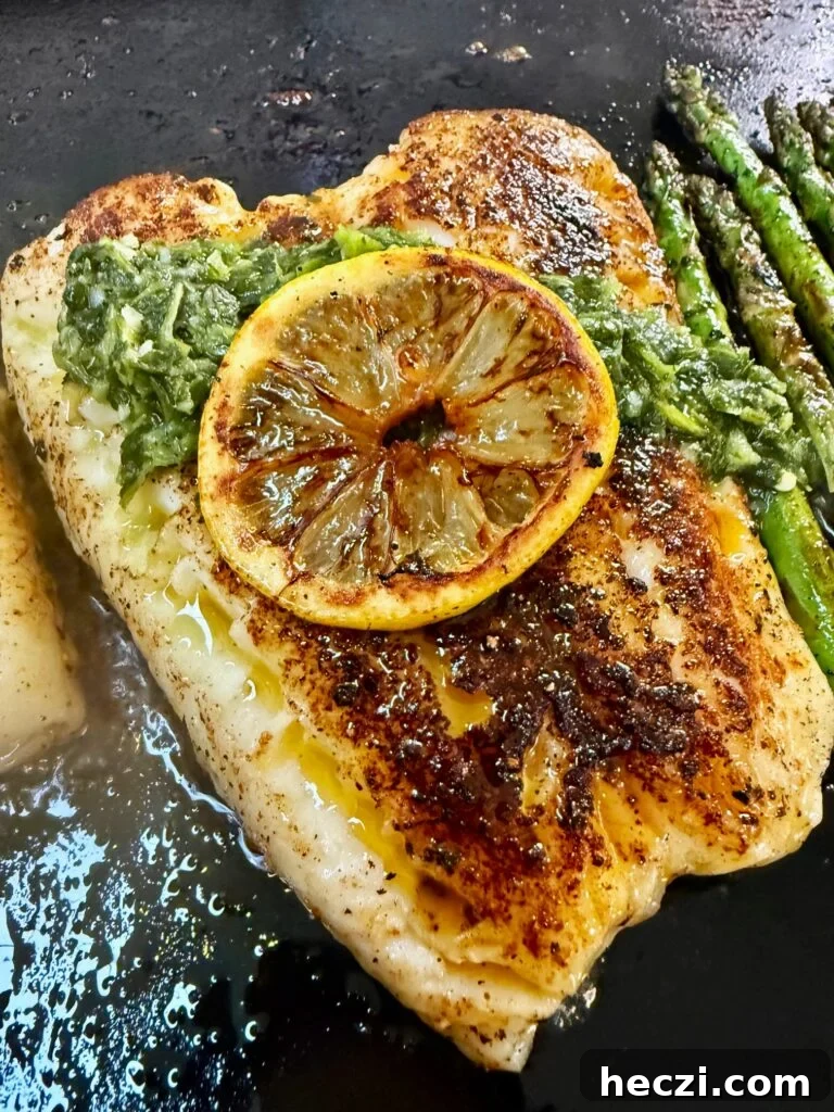 Holiday Recipes for Your Blackstone Griddle: Festive Griddle Meals 19 Blackstone Sea Bass with Chimichurri
