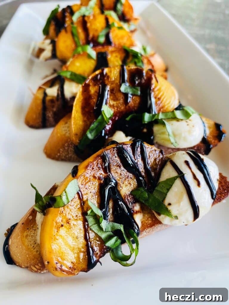 Holiday Recipes for Your Blackstone Griddle: Festive Griddle Meals 10 Blackstone Peach and Burrata Crostini