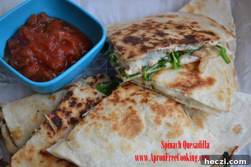 Mushroom Quesadilla 