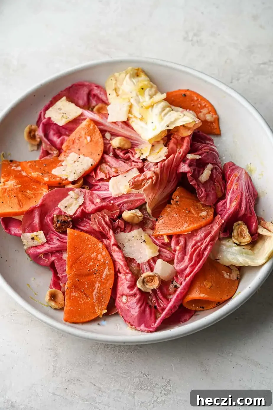 persimmon salad