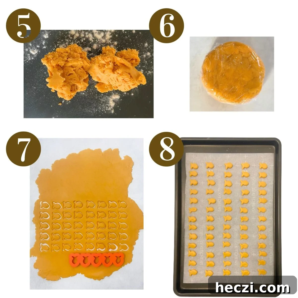 Homemade Baked Goldfish Crackers Recipe for Kids 5 Steps to make homemade goldfish crackers.