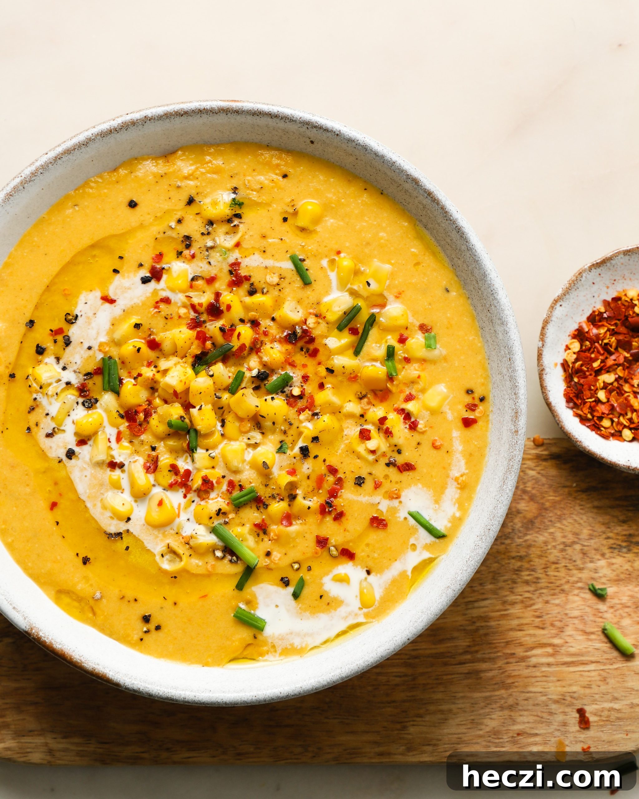Creamy Corn Soup Recipe: Comforting, Silky Corn Chowder 6 img 5049 5 scaled