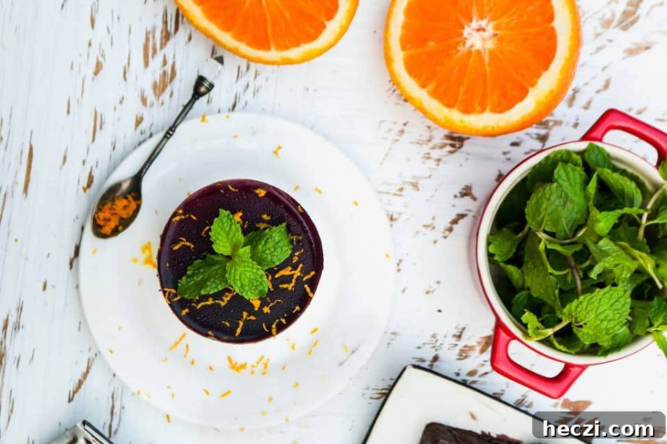 Light and Creamy Orange Mint Mousse Recipe 4 A photo of oranges on a table, with Mint and Mousse dessert on a plate