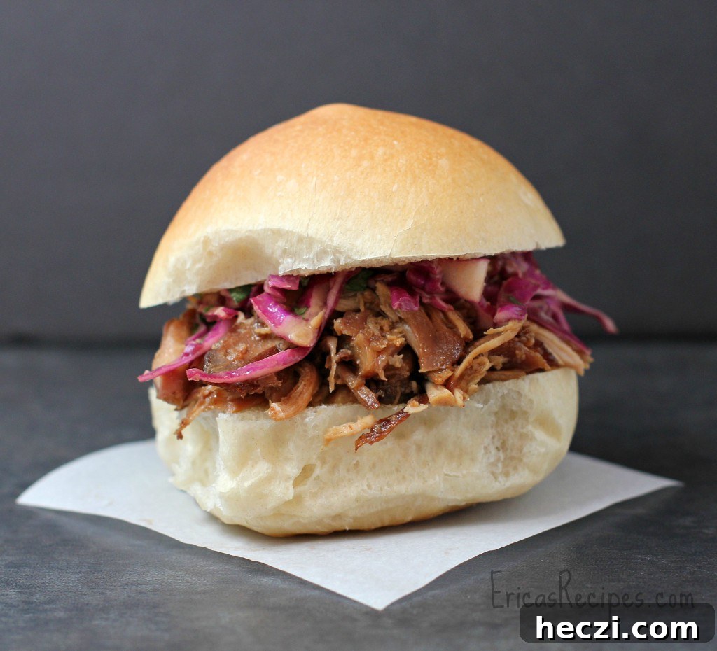 Chinese BBQ Pulled Chicken Sliders with Tangy Red Cabbage Slaw 2 Chinese BBQ Pulled Chicken Sliders