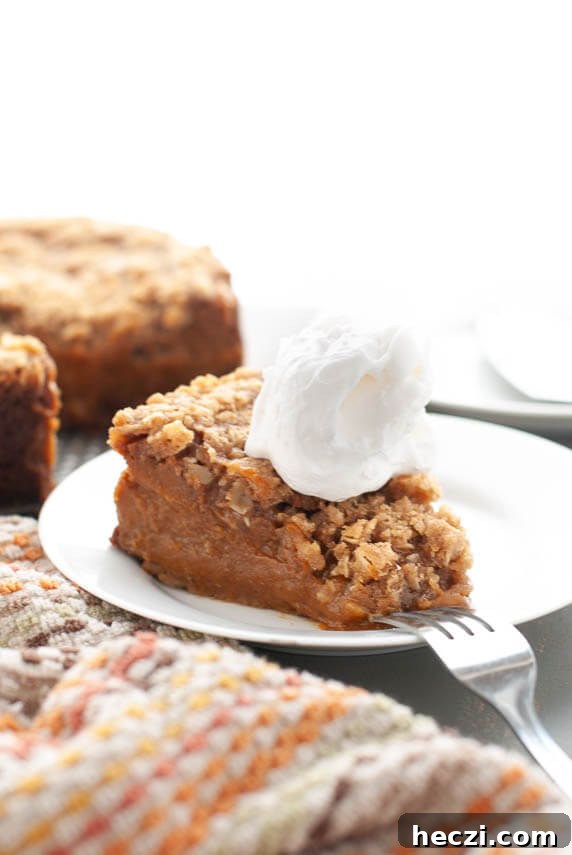 Gluten-Free Vegan Pumpkin Crumble Pie Recipe for Fall Baking 6 egg-free-pumpkin-crumble-pie