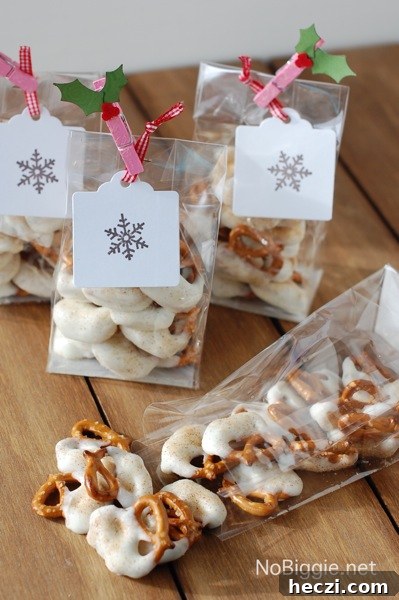 White Chocolate Caramel Pretzels Recipe — Sweet & Salty Treat 8 white chocolate pretzels NoBiggie.net