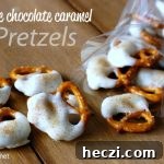 White Chocolate Caramel Pretzels Recipe — Sweet & Salty Treat 10 white chocolate pretzels | NoBiggie.net