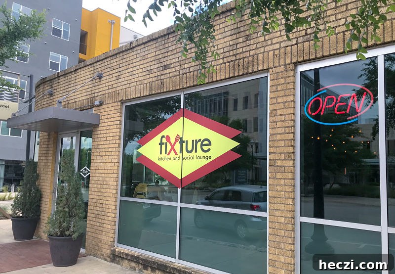 Fixture Kitchen & Social Lounge: Full Review and Insider Tips 3 Exterior of Fixture Kitchen and Social Lounge Fort Worth