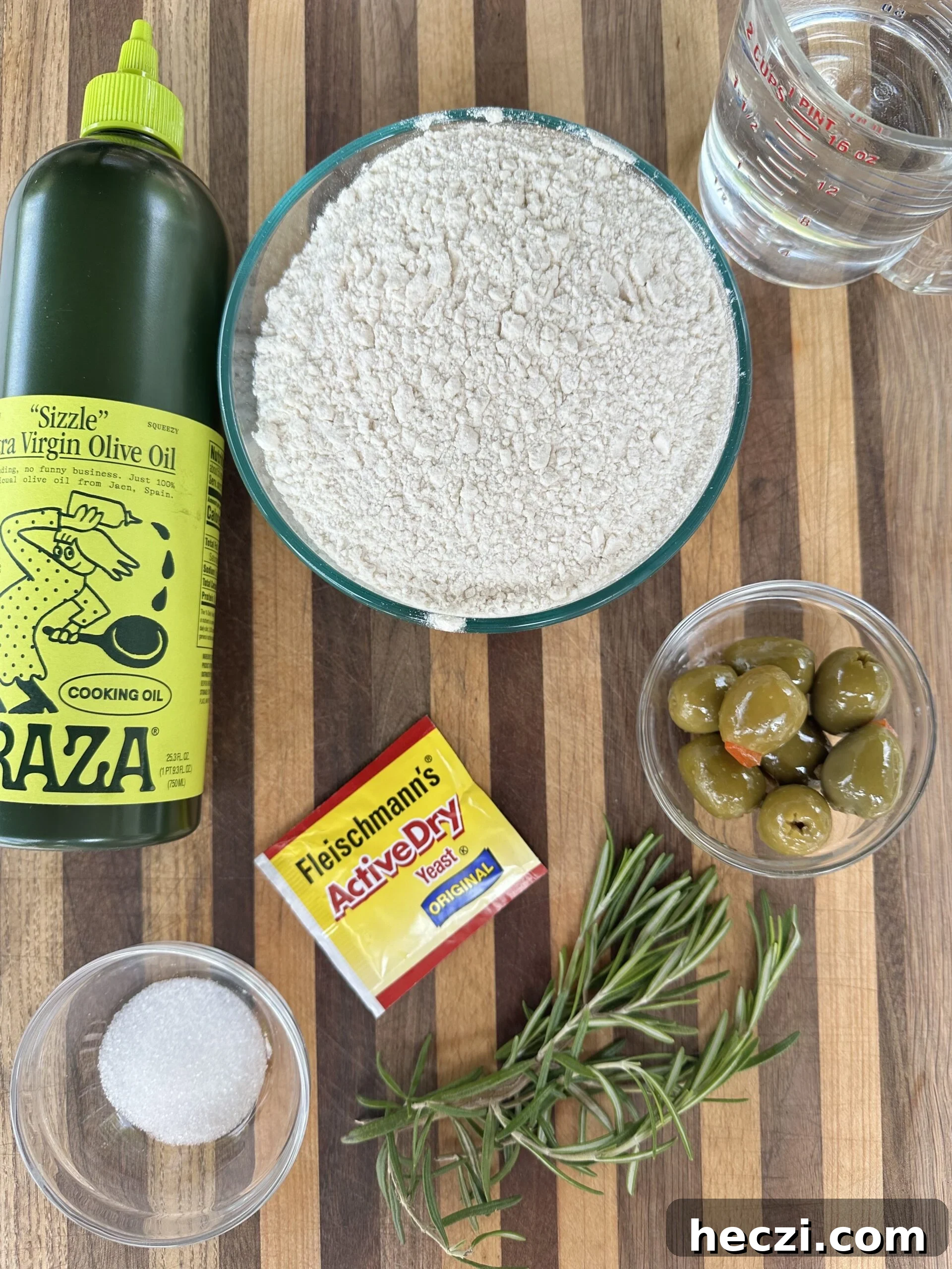 Authentic Italian Focaccia Recipe for Crispy, Flavorful Bread 3 Focaccia Bread ingredients