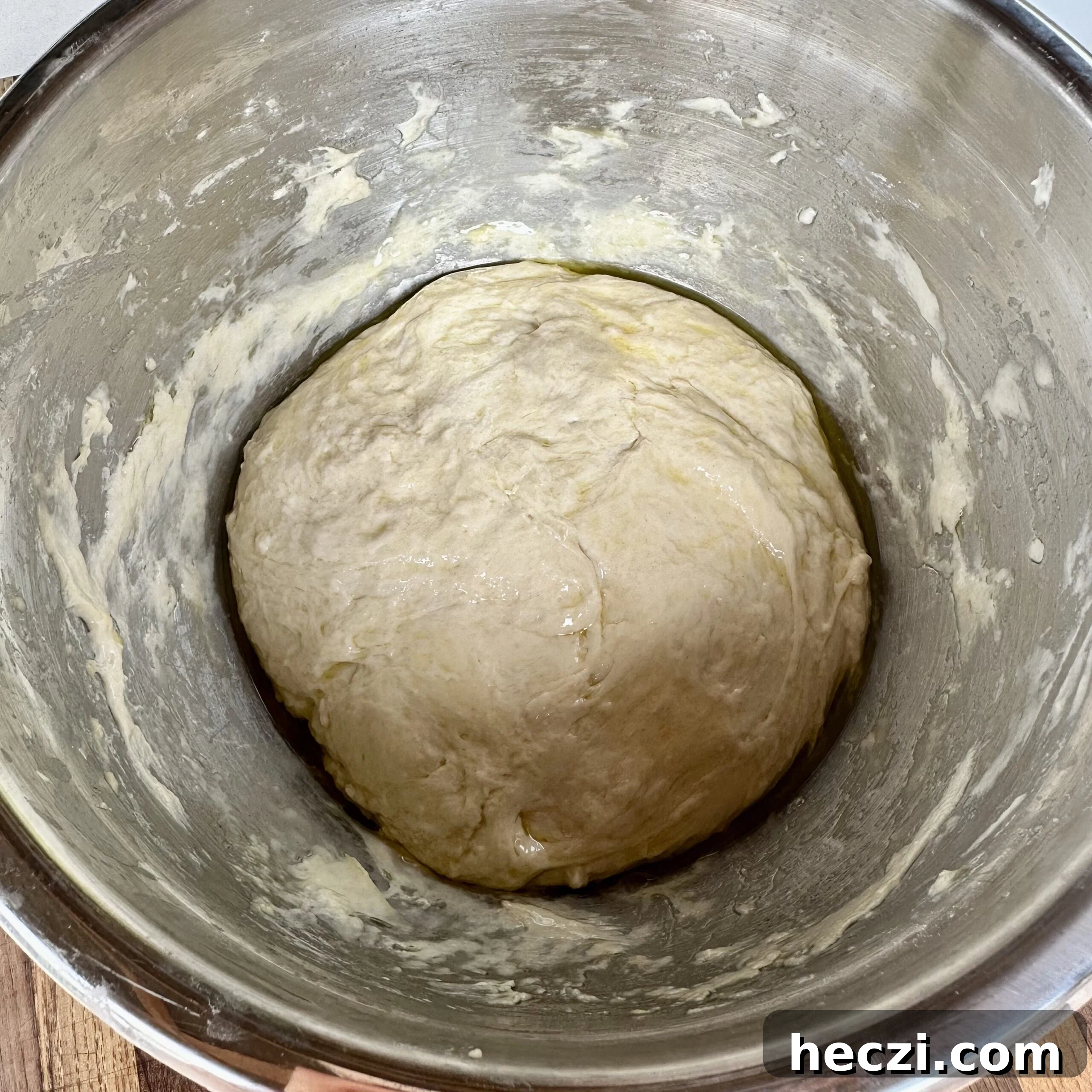 Authentic Italian Focaccia Recipe for Crispy, Flavorful Bread 4 Mixed first day dough