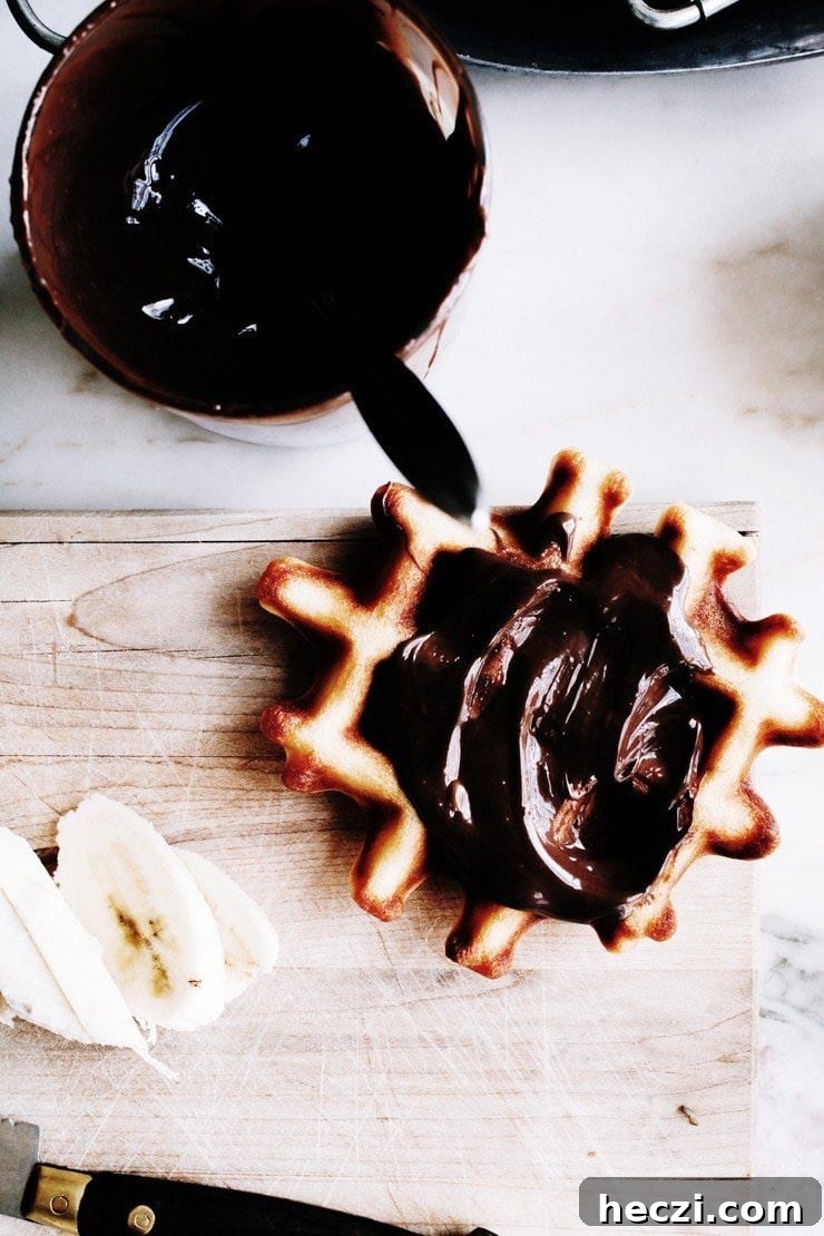 Classic Homemade Belgian Waffles Recipe for Crispy, Fluffy Results 6 Belgian waffle with nutella