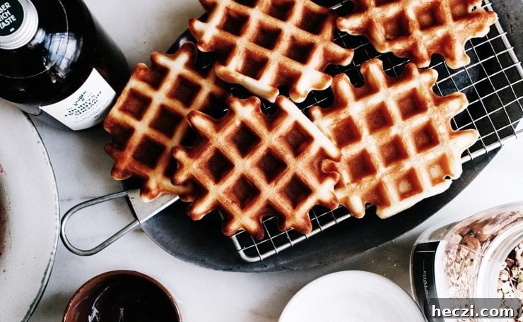 Belgian waffles recipe