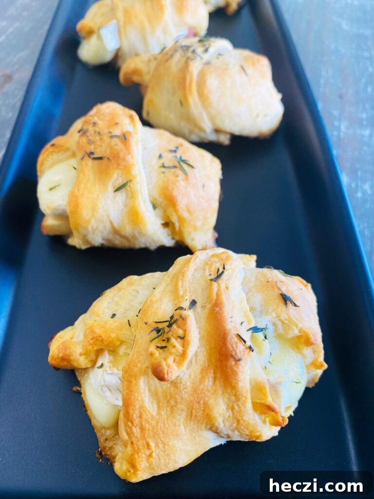 Crispy Apple and Brie Roll-Ups with Honey Dijon Dip 10 Apple Brie Roll Ups