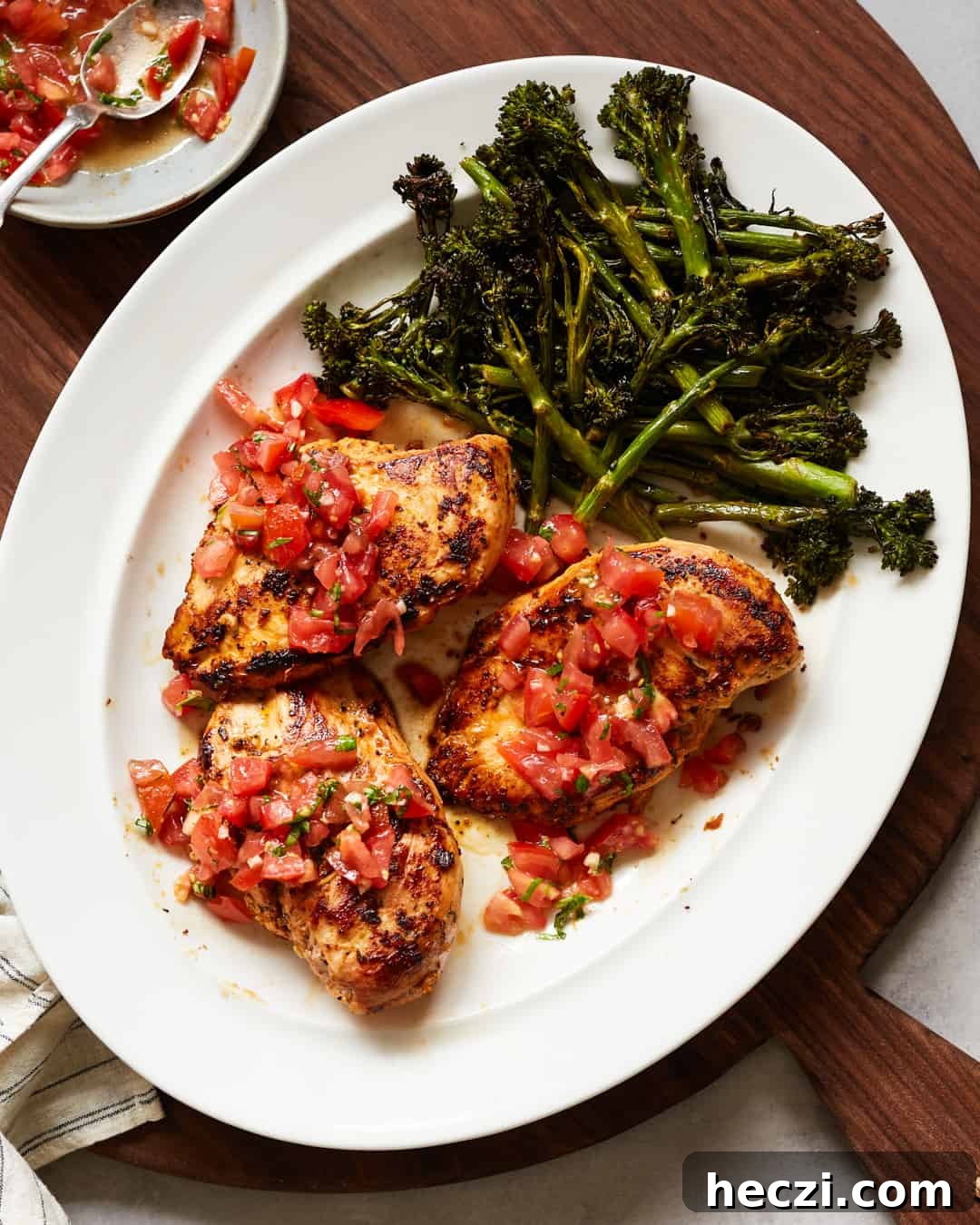 Bruschetta Chicken Whole30 Paleo Gluten-Free Grilled Recipe 