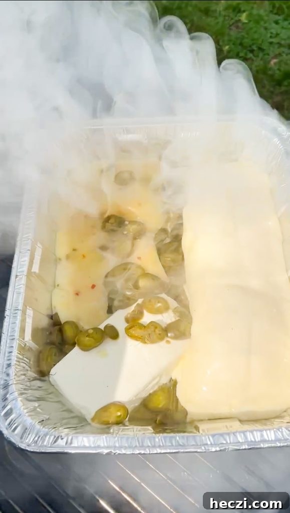 Elote Beer-Smoked Queso Dip: Charred Corn & Smoky Beer Cheese 4 Beer Smoked Queso