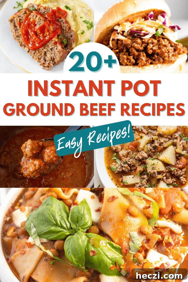 20+ Ground Beef Recipes You Can Make in the Instant Pot 2 20+ Instant Pot Ground Beef Recipes to Make Tonight