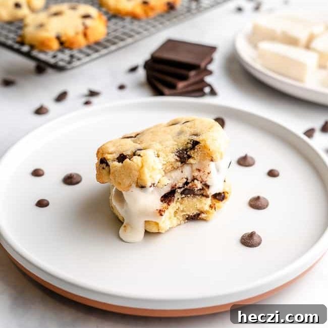 Low‑Carb Chocolate Chip S'mores Cookies 7 Low Carb Chocolate Chip Cookie S'Mores