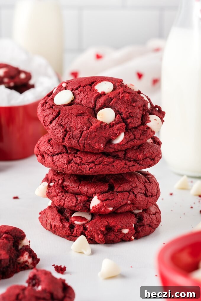 Red Velvet Cake Mix Cookie Recipe — Soft, Festive Cookies 7 img 7452 14